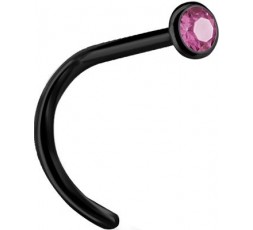 BK 316 JEWELLD NOSE STUD BENT sfera 2.35mm