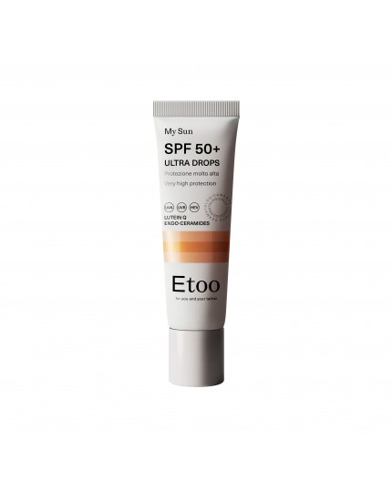 SPF 50+ ULTRA DROPS Etoo - Gocce Solari ad Altissima Protezione - 30ml SPF 50+ ULTRA DROPS Etoo - Gocce Solari ad Altissima Protezione - 30ml