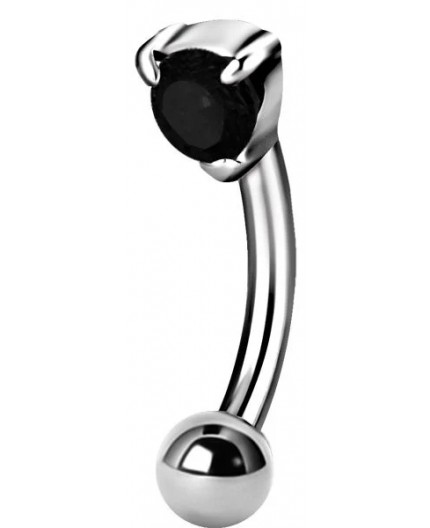 STEEL JEWELLED EYEBROW BARBELLS STEEL JEWELLED EYEBROW BARBELLS