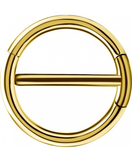GD 316 DOUBLE NIPPLE CLICKER RING
