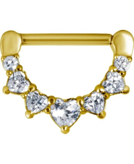 GD 316 JEWELLED NIPPLE CLICKER GD 316 JEWELLED NIPPLE CLICKER