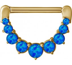GD 316 JEWELLED NIPPLE CLICKER W/OPALS