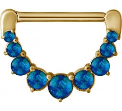 GD 316 JEWELLED NIPPLE CLICKER W/OPALS