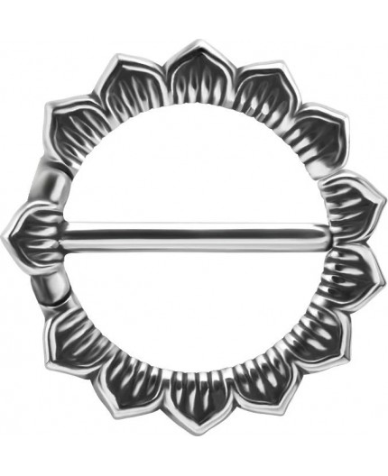 SS 316 DOUBLE HINGE NIPPLE CLICKER RING SS 316 DOUBLE HINGE NIPPLE CLICKER RING