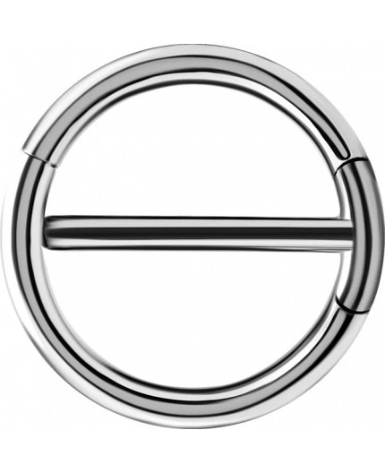 SS 316 DOUBLE NIPPLE CLICKER RING