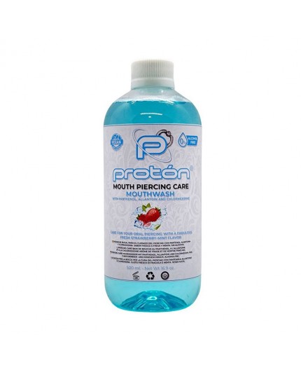 PROTON Mouth Piercing Care - Collutorio alla Clorexidina (0,12%) - 500ml PROTON Mouth Piercing Care - Collutorio alla Clorexidina (0,12%) - 500ml