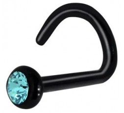 BIOPLAST JEWEL NOSE STUD 1,2mm