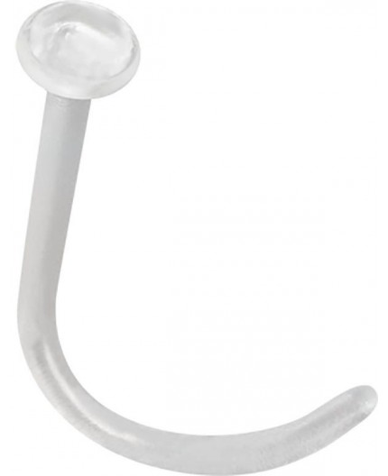 BIOPLAST CLEAR NOSE STUD RETAINER 0,8mm