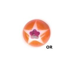 UV SCREW-ON ZIRCON MURANO BALLS