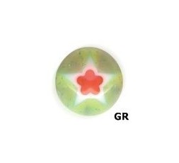 UV SCREW-ON ZIRCON MURANO BALLS