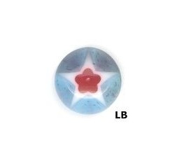 UV SCREW-ON ZIRCON MURANO BALLS