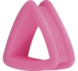 TRIANGULAR SILICONE FLESH TUNNELS