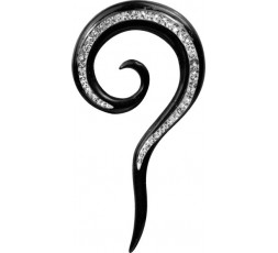 CRYSTAL HORN SPIRAL FISH HOOK SIDE