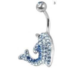 CE TITANIUM CRYSTAL DOLPHIN BANANA