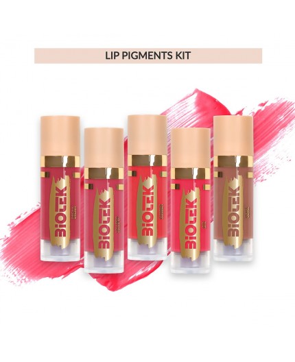 LIP PIGMENTS KIT - Biotek - 5x 7ml - Conforme REACH LIP PIGMENTS KIT - Biotek - 5x 7ml - Conforme REACH
