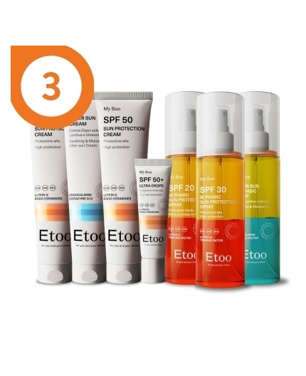 GOLD BUNDLE - 21 Prodotti My Sun Etoo + Espositori e Omaggi GOLD BUNDLE - 21 Prodotti My Sun Etoo + Espositori e Omaggi