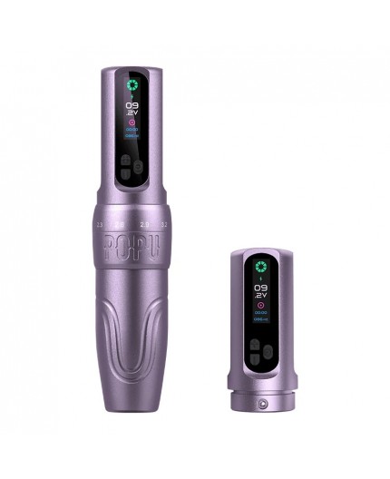 Popu Diva Lavender - Corsa Regolabile (2.0 - 3.5 mm) - Dermografo Wireless PMU Pen Popu Diva Lavender - Corsa Regolabile (2.0 - 3.5 mm) - Dermografo Wireless PMU Pen