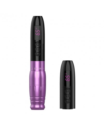 EZ Lola Air Pro - Black Purple - Corsa Regolabile (2.0 - 3.3 mm) - Dermografo Wireless PMU Pen EZ Lola Air Pro - Black Purple - Corsa Regolabile (2.0 - 3.3 mm) - Dermografo Wireless PMU Pen