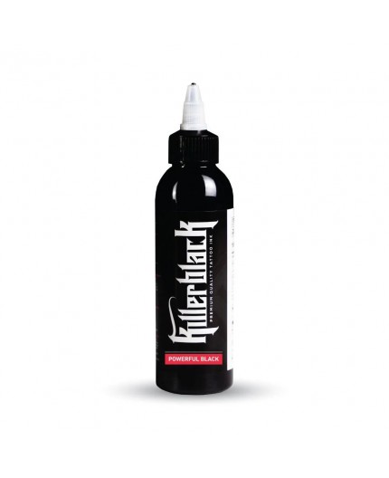 POWERFUL BLACK - KillerBlack Ink - 150ml - Colore Tattoo REACH POWERFUL BLACK - KillerBlack Ink - 150ml - Colore Tattoo REACH