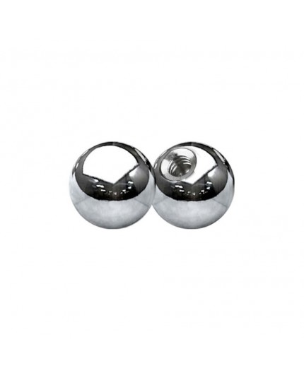 Terminale Pallina Filettata in Acciaio Inox 316L per Piercing