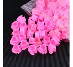 Heart Ink Caps - Capsule Porta Colore a Cuore - 100pz.