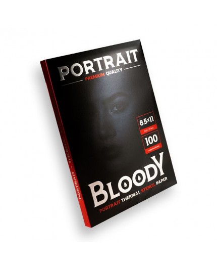 Bloody Portrait Thermal Stencil Paper - Carta Termica Premium per Stencil con Stampante - 21.6 x 27.9 cm - 100pz. Bloody Portrait Thermal Stencil Paper - Carta Termica Premium per Stencil con Stampante - 21.6 x 27.9 cm - 100pz.