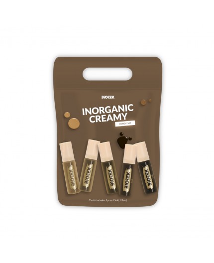 INORGANIC CREAMY BROW KIT - Biotek - 5x 15ml - Pigmenti PMU REACH