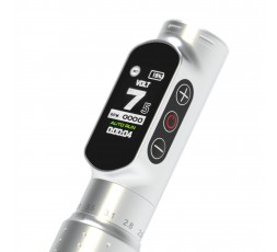 Kwadron MICROMASTER - Corsa Regolabile (2.0 - 3.5 mm) - Dermografo Wireless PMU Pen - Argento