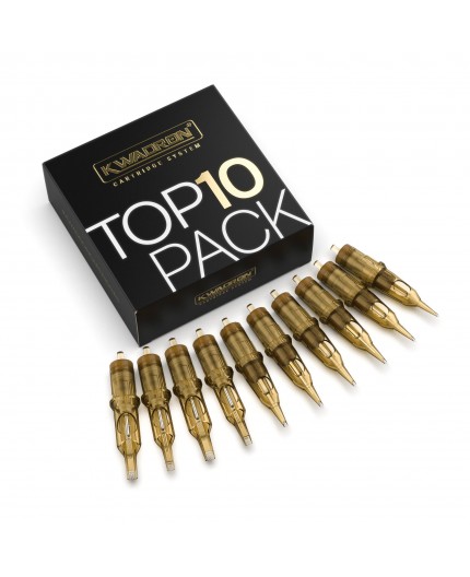 TOP10 PACK Cartridges - Cartucce Kwadron - Aghi Tattoo - 10pz