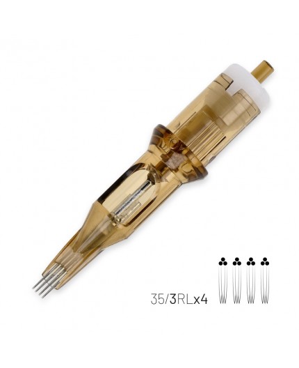 03 RL x 4 - Cartucce Kwadron - Aghi Tattoo - 20pz