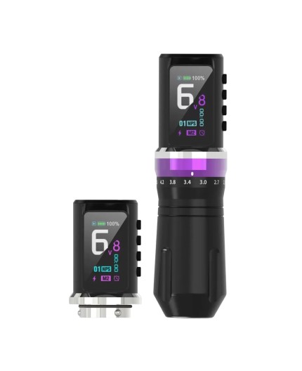 Dynamic TEZLA Multistroke - Corsa Regolabile (2.3 – 4.5 mm) - Macchinetta Wireless Tattoo Pen