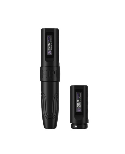 Popu Mini Diva V2 Nero - Corsa 3.5 mm - Dermografo Wireless PMU Pen
