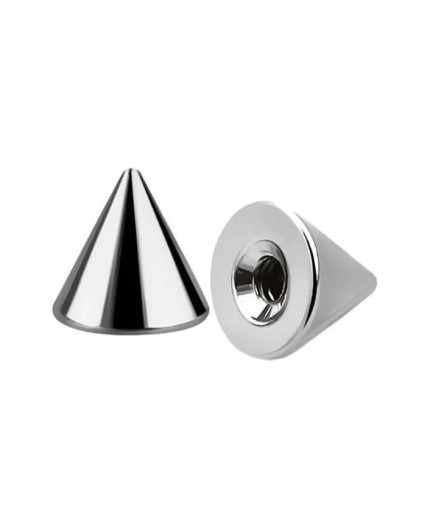 Terminale Cono Filettato in Acciaio Inox 316L per Piercing