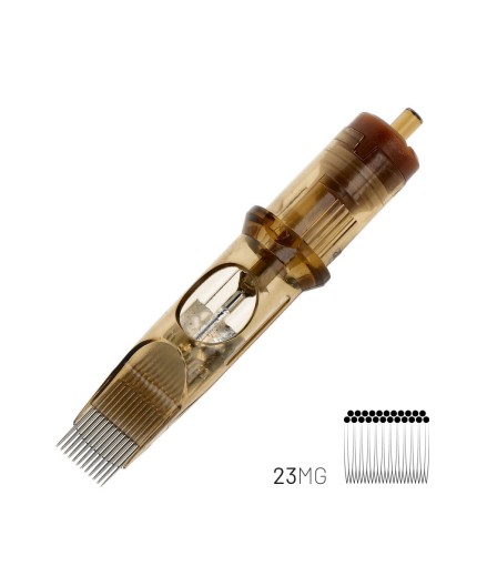 23 MG (Magnum) - Cartucce Kwadron - Aghi Tattoo - 20pz