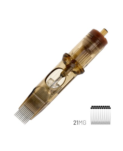 21 MG (Magnum) - Cartucce Kwadron - Aghi Tattoo - 20pz