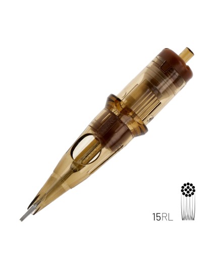 15 RL (Round Liner) - Cartucce Kwadron - Aghi Tattoo - 20pz