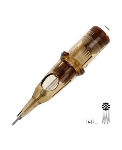14 RL (Round Liner) - Cartucce Kwadron - Aghi Tattoo - 20pz