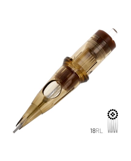 18 RL (Round Liner) - Cartucce Kwadron - Aghi Tattoo - 20pz