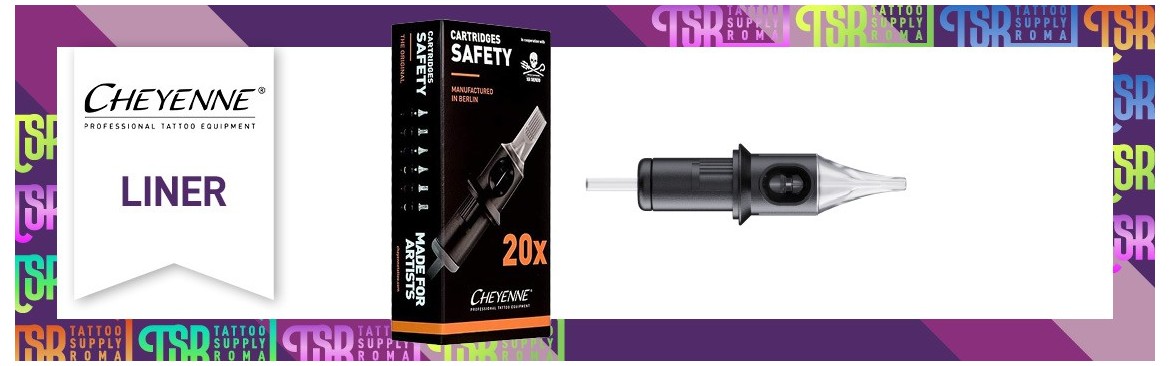 Cartucce Cheyenne Safety - Liner | Tattoo Supply Roma